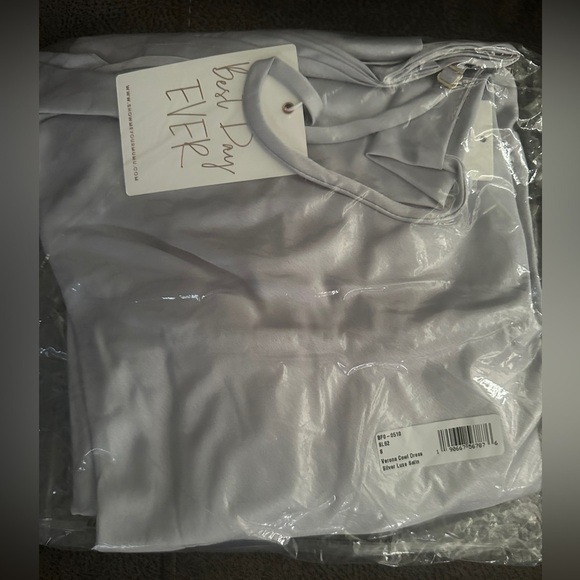 Show Me Your Mumu Verona Cowl Dress Silver Luxe Satin S - Picture 5 of 7